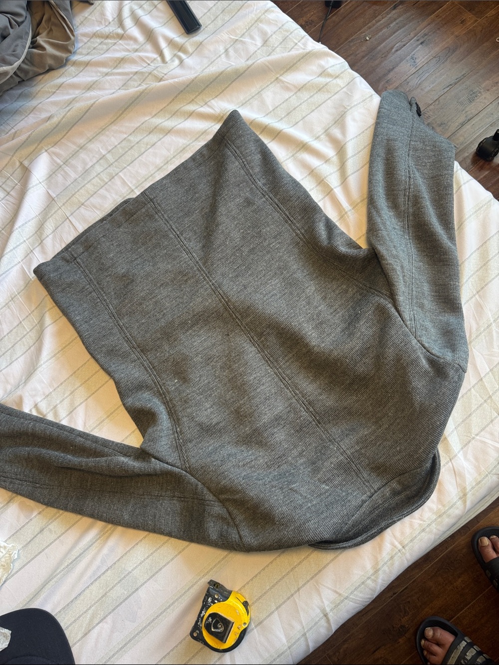 liberty Gray Knit Sport Coat with Patterned Lining - Picture 8 of 8